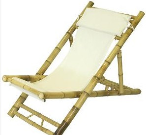 chaiselongue Bamboo rental in Milan Italy